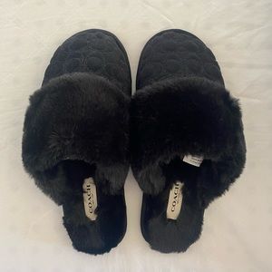 NWOT Coach Slippers